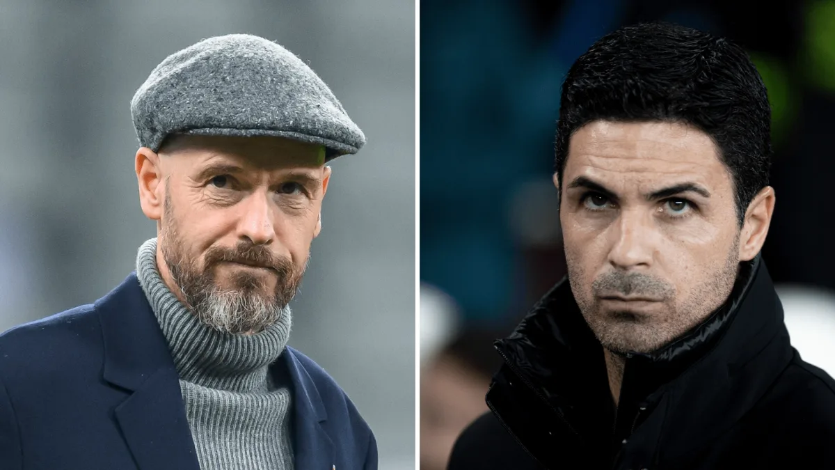 Erik ten Hag, Mikel Arteta, Man Utd, Arsenal