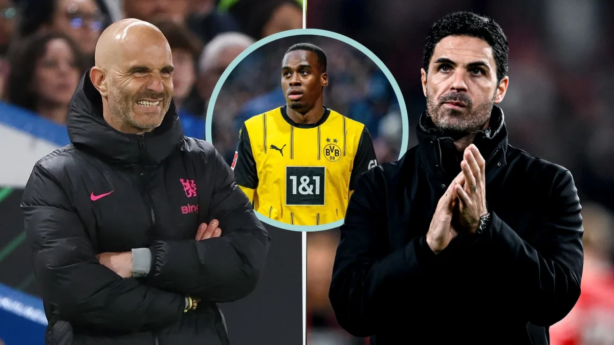 Enzo Maresca, Mikel Arteta, Jamie Gittens