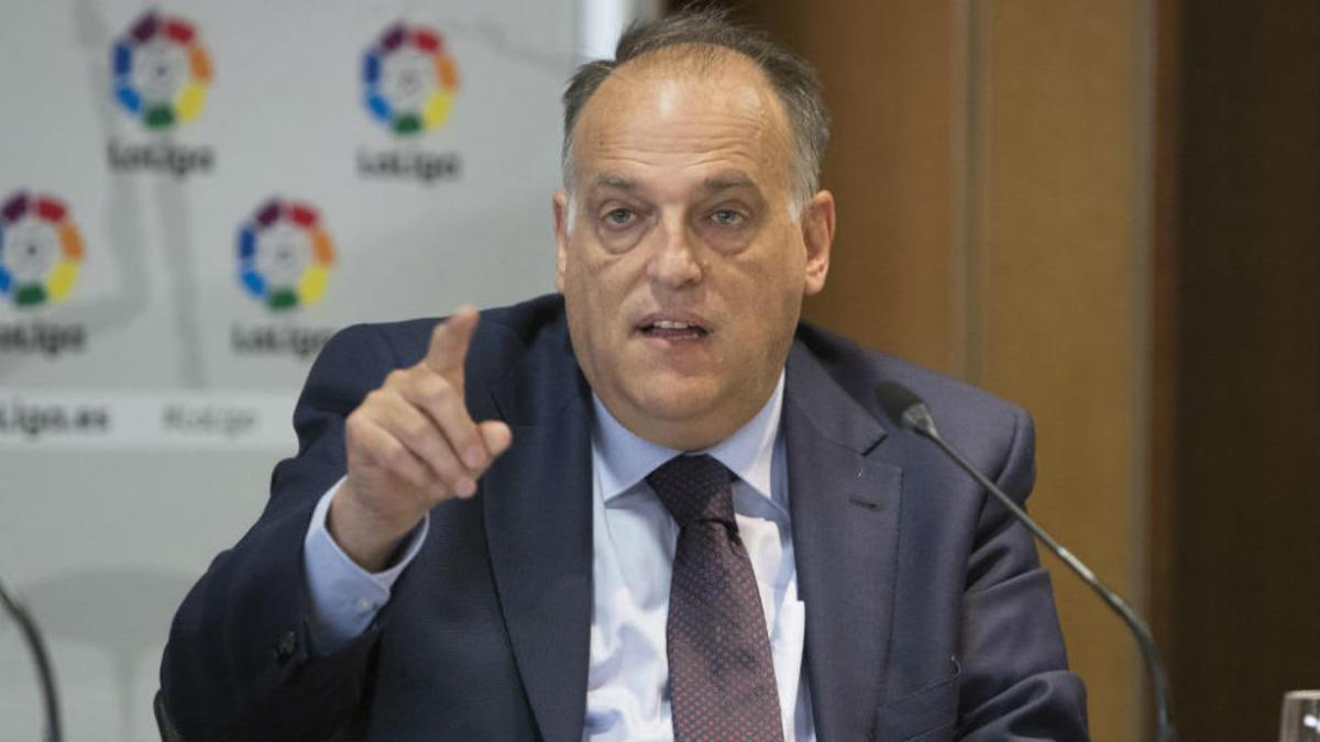 La Liga president Tebas suggests Barcelona, Real Madrid, and Atletico will not be punished for Super League