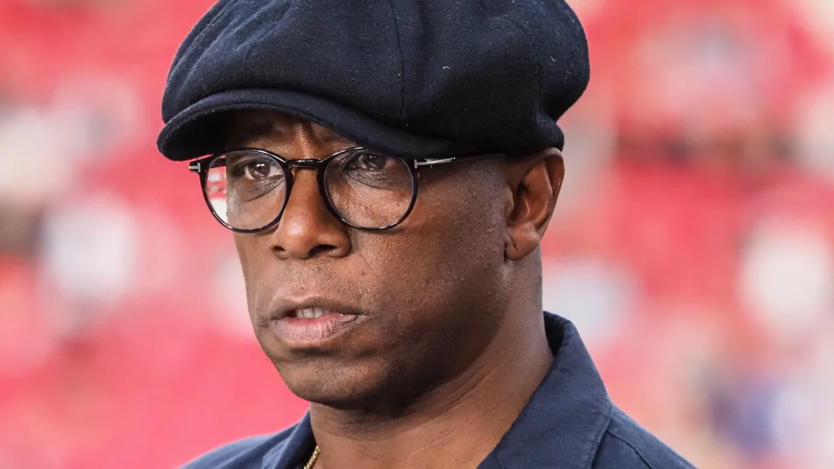 Arsenal legend Ian Wright.