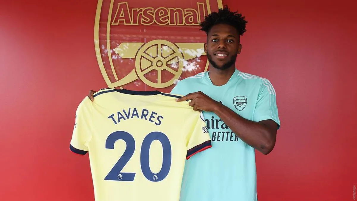 New Arsenal signing Nuno Tavares after joining from Benfica