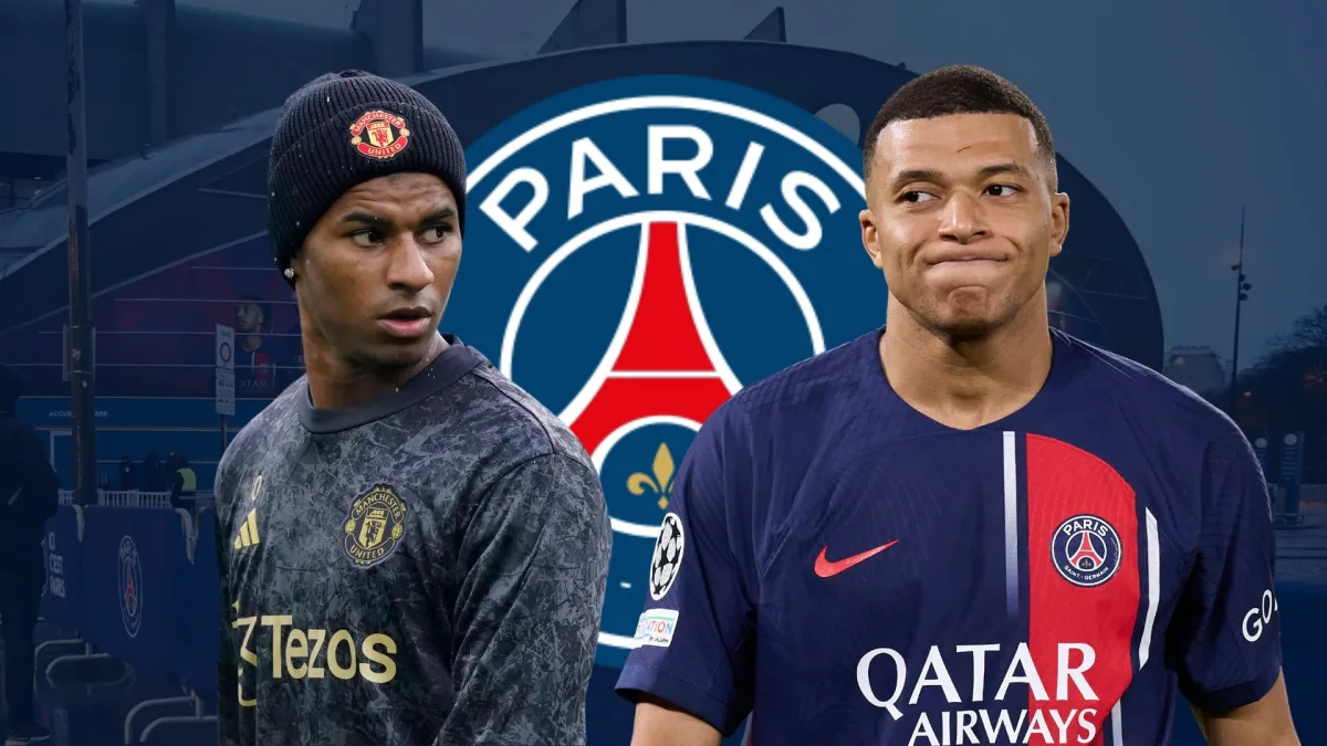 Marcus Rashford, Kylian Mbappe, PSG, 2023/24