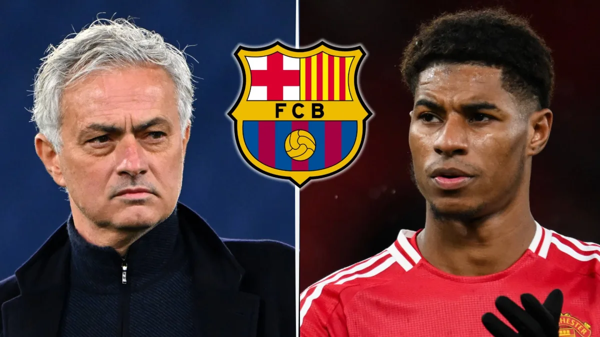 Jose Mourinho, Marcus Rashford, Barcelona, 2024/25