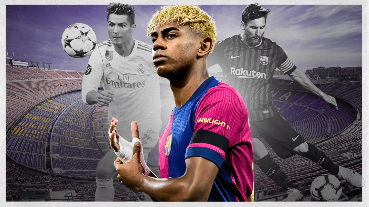 Lamine Yamal, Lionel Messi, Cristiano Ronaldo
