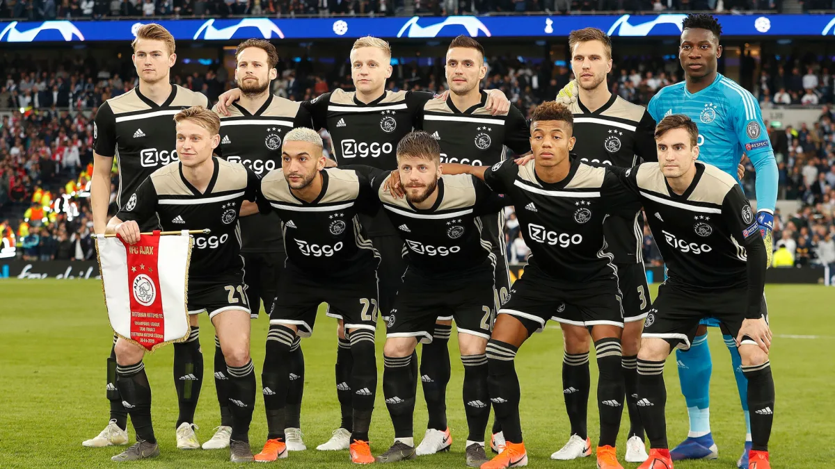 Ajax Amsterdam, Team, De Ligt, Van de Beek, Ziyech, De Jong, Neres, Onana