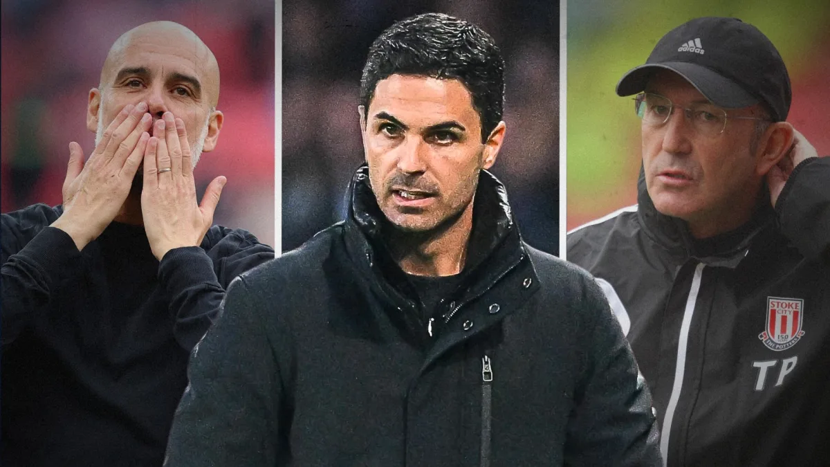 Mikel Arteta, Pep Guardiola, Tony Pulis