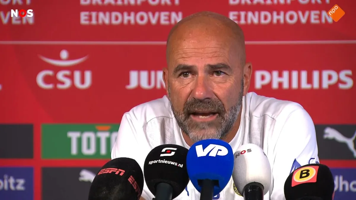 Peter Bosz, PSV, Persconferentie