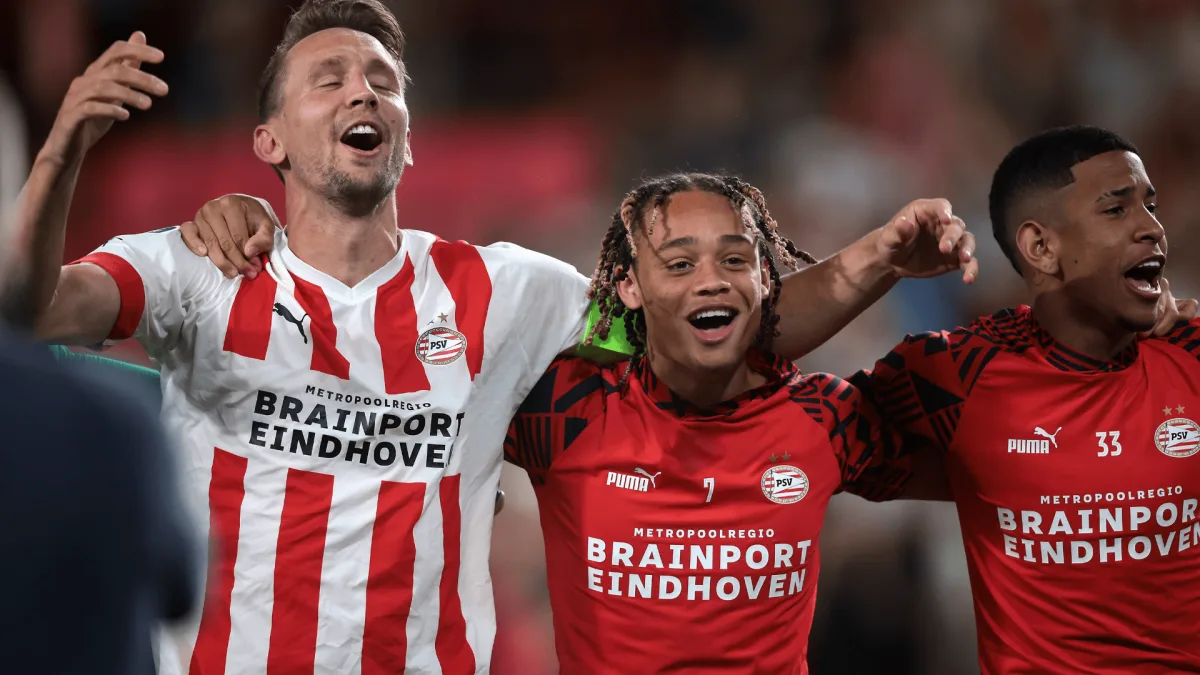 Luuk de Jong, Xavi Simons, Sávio, PSV, 2022/23