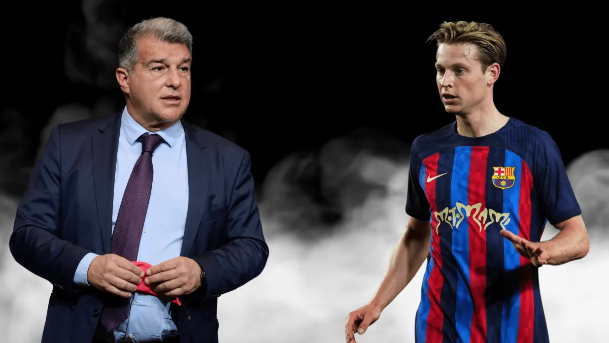 Frenkie de Jong, Joan Laporta, 2022/23