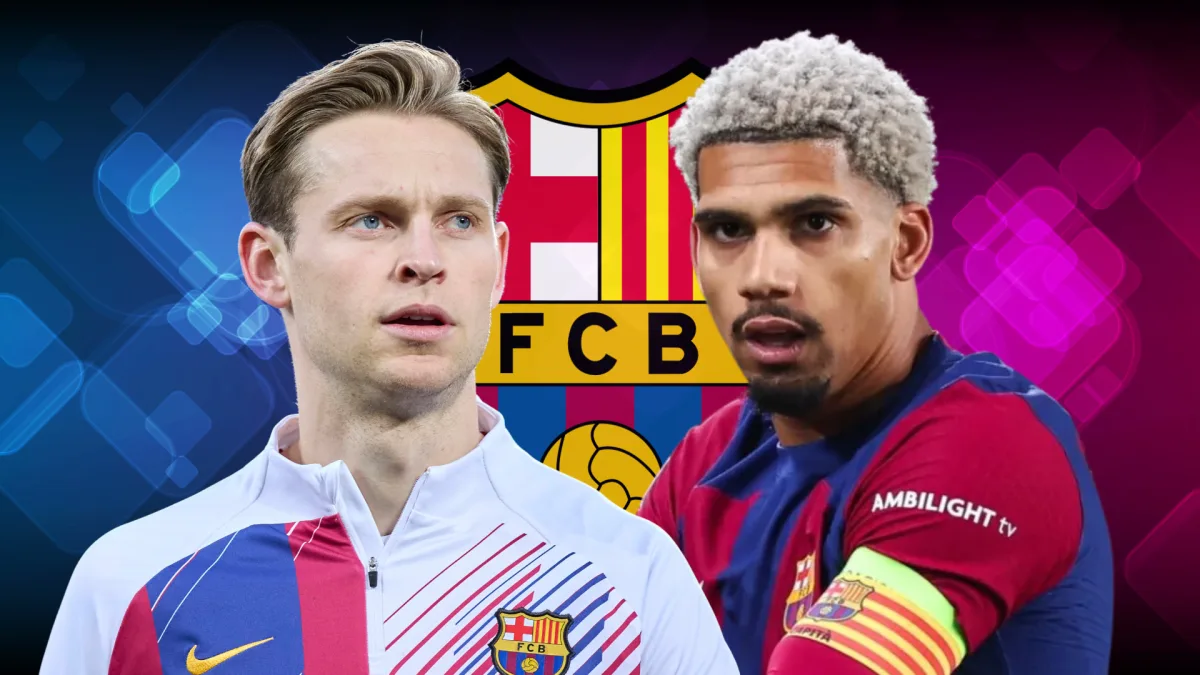 Frenkie de Jong, Ronald Araujo, Barcelona, 2023/24