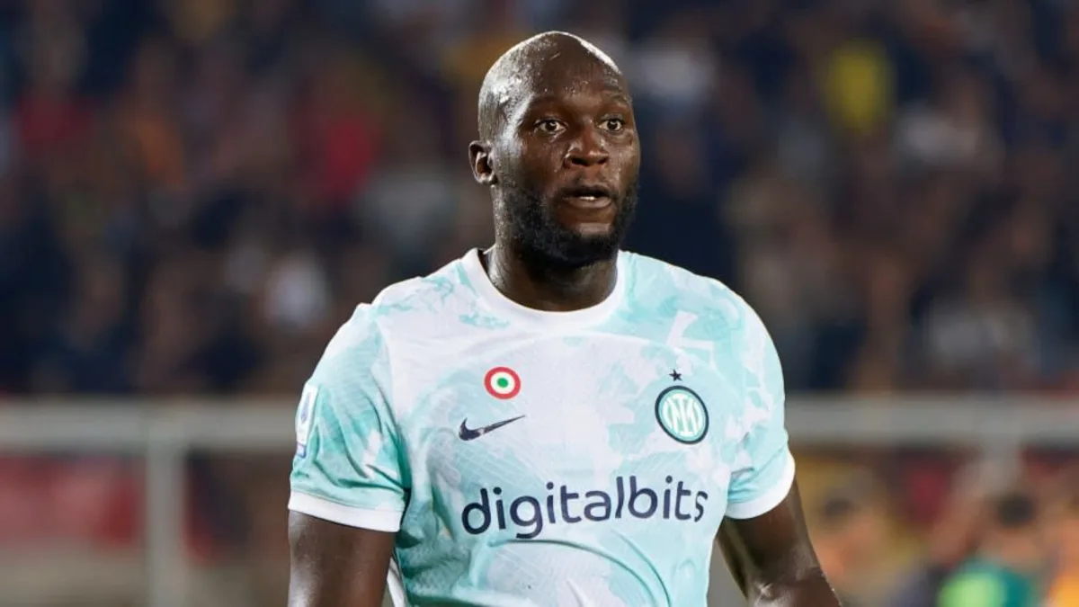 Romelu Lukaku playing for Inter, 2022-23