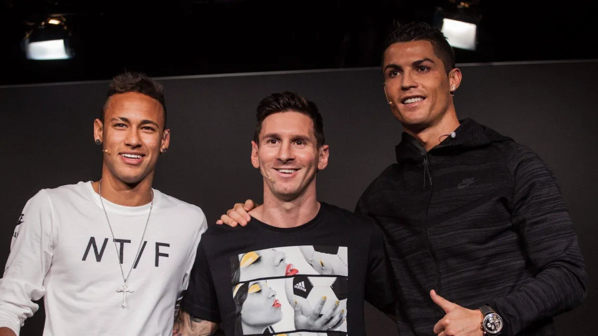 Neymar, Lionel Messi, Cristiano Ronaldo