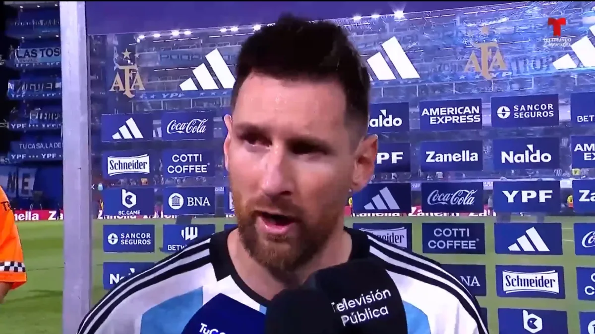 Lionel Messi speaks after Argentina's World Cup qualifying defeat to Uruguay