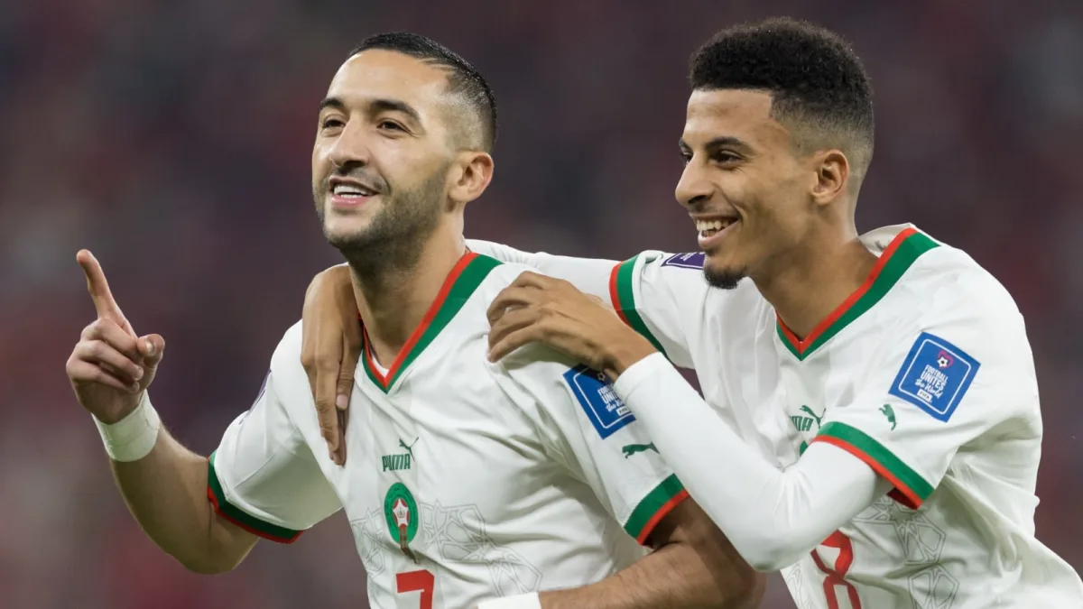 Hakim Ziyech and Azzedine Ounahi, Morocco, 2022/23