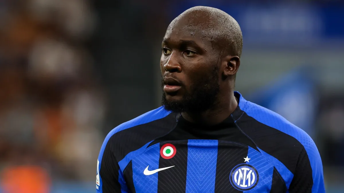 Romelu Lukaku playing for Inter, 2022-23