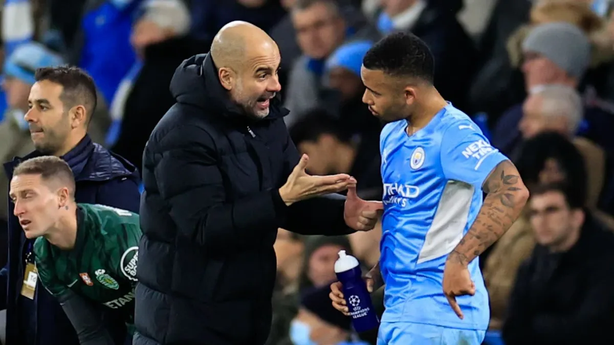 Pep Guardiola, Gabriel Jesus, Manchester City, 2022/23