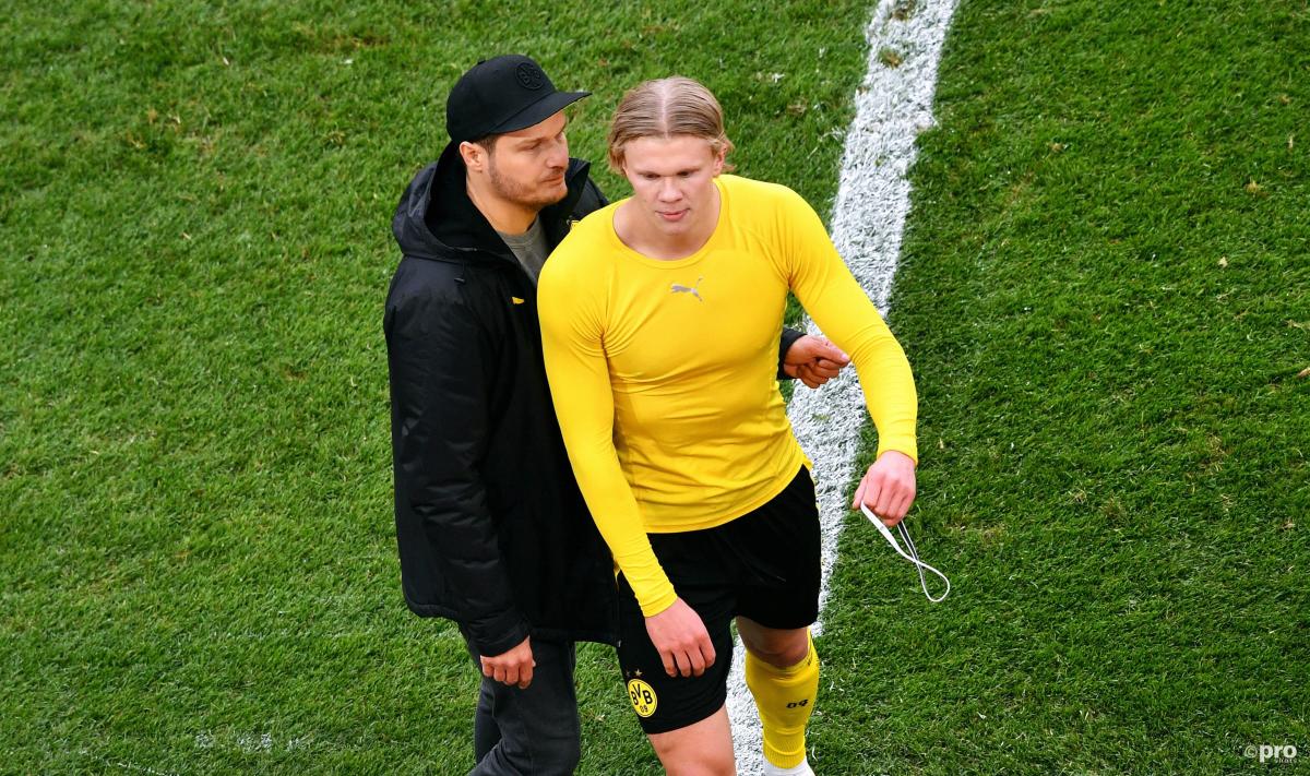 Haaland posts clear message to Dortmund fans after storming off pitch
