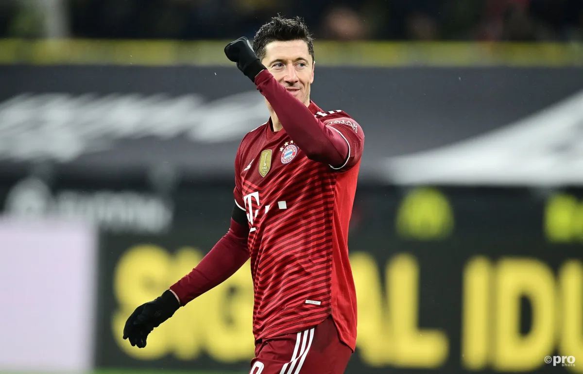 Bayern Munich striker Robert Lewandowski