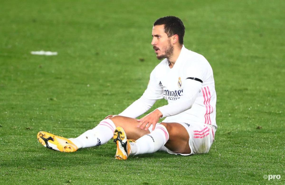 How many Real Madrid games has Eden Hazard missed through injury?
