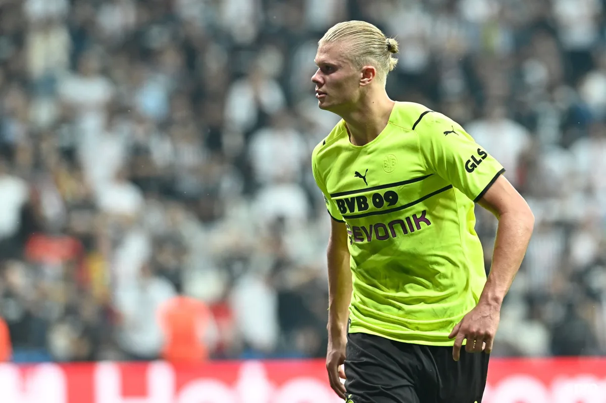 Haaland started his Champions League campaign with a goal versus Besiktas