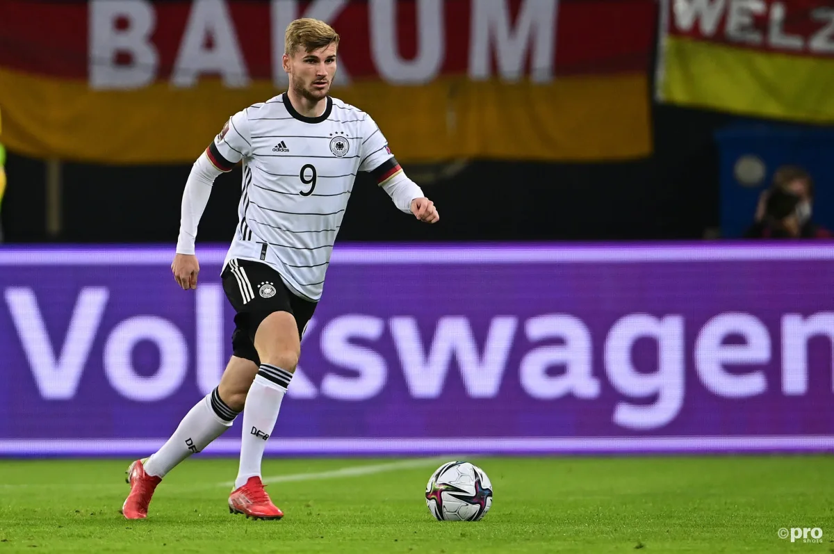 Timo Werner playing for Germany