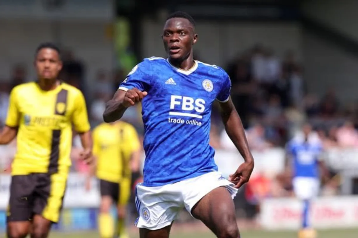 Patson Daka playing for Leicester in pre-season versus QPR