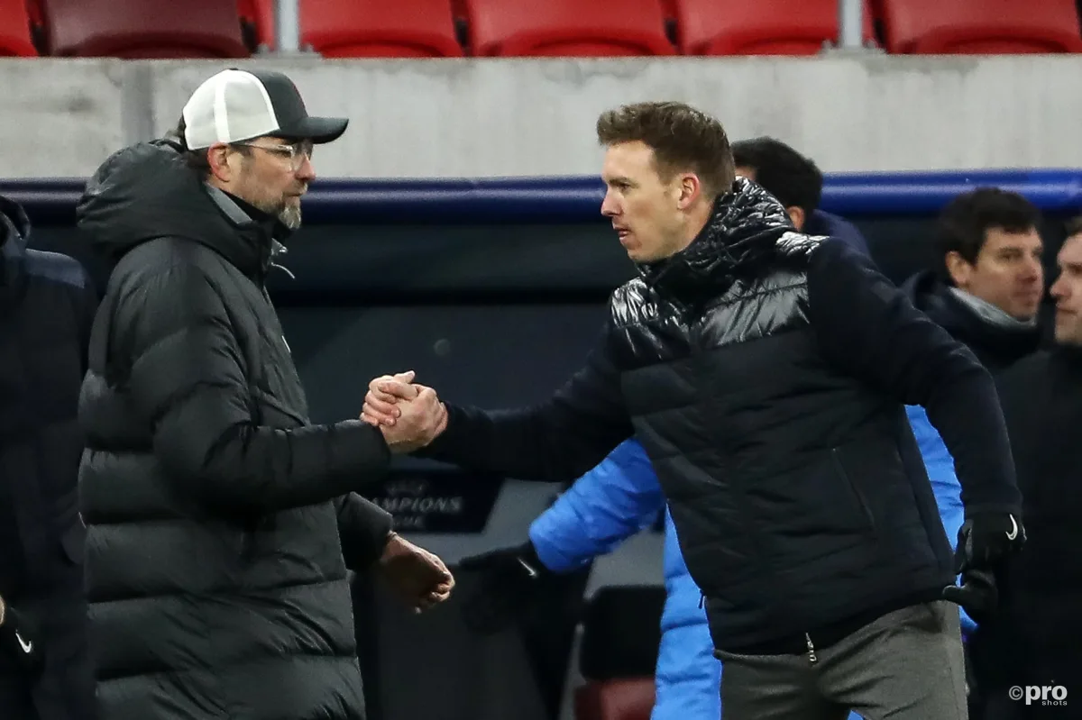 Klopp: Nobody admires Julian Nagelsmann more than me