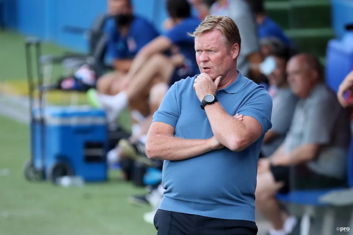 Ronald Koeman, Barcelona manager, 2021-22