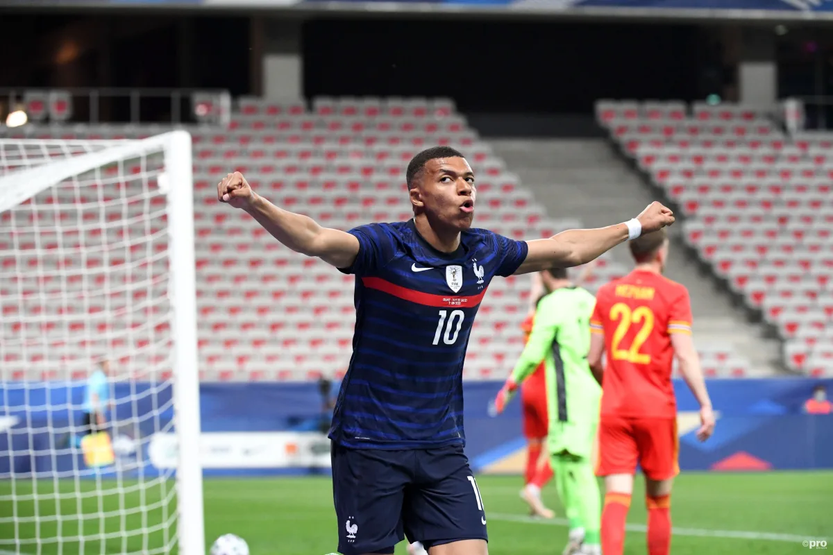 Kylian Mbappe scores for France ahead of Euro 2020, 2021