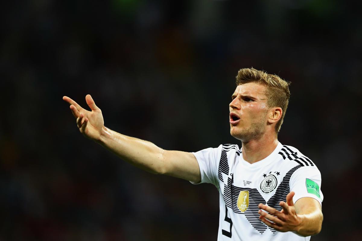 Werner is one of the few traditional strikers in Germany's squad