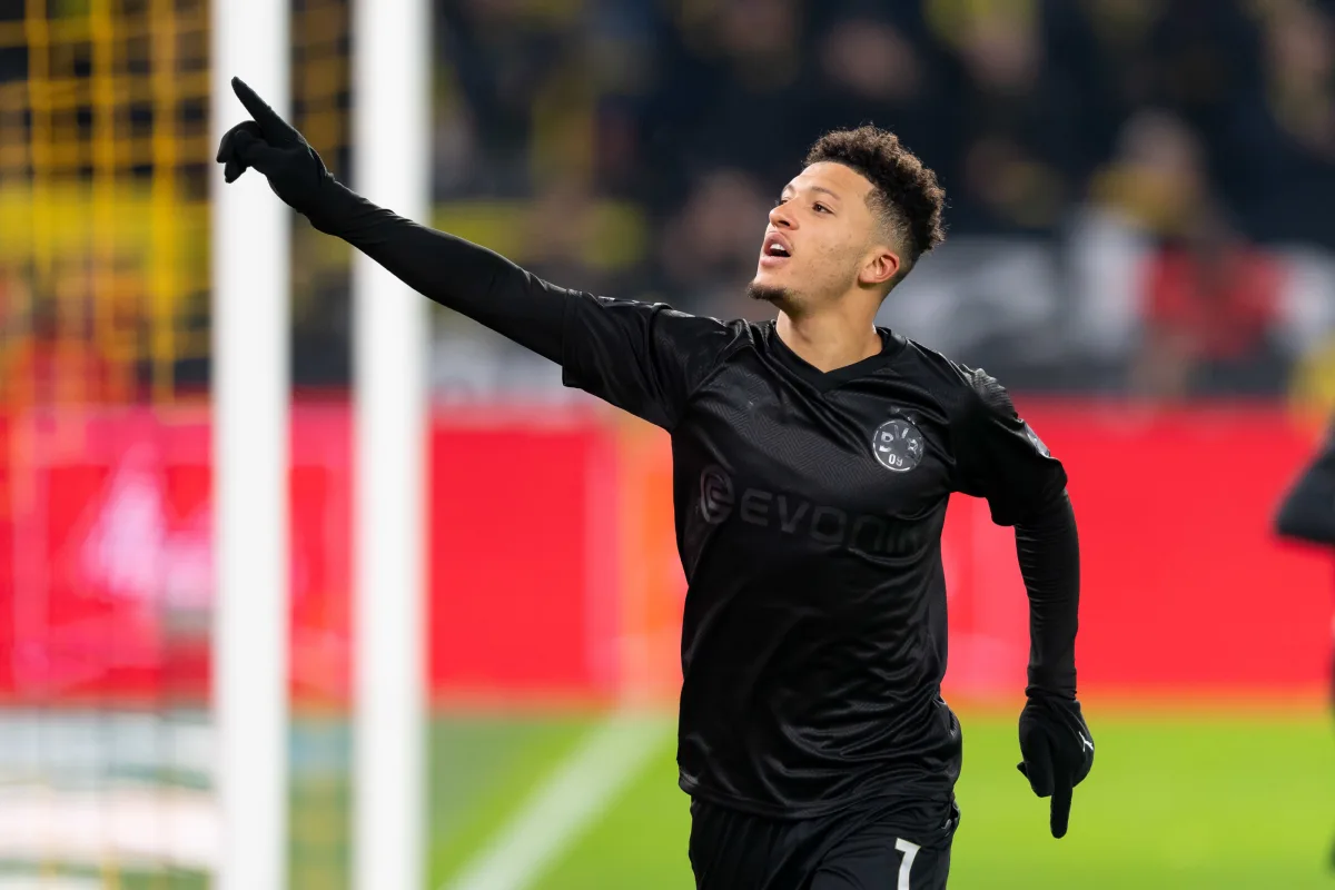 Jadon Sancho has completed his move to Manchester United