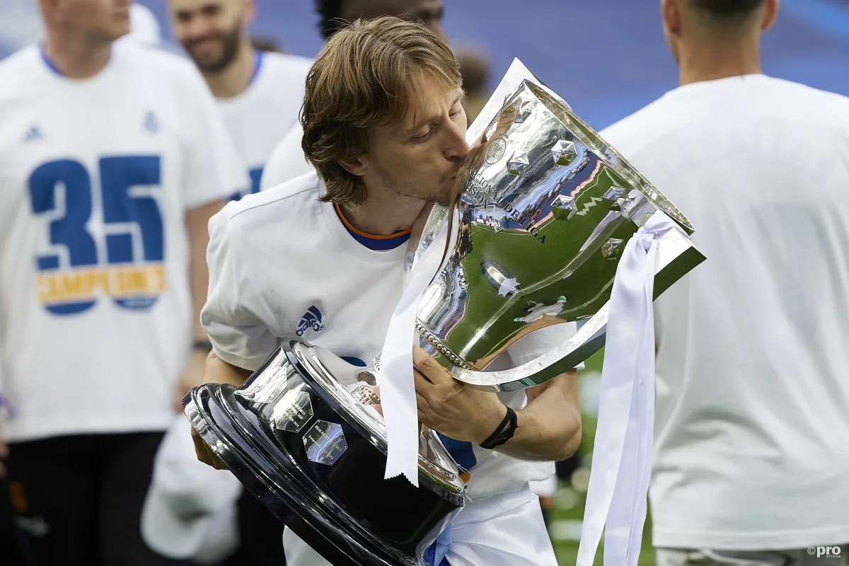 Luka Modric was one of four Real Madrid players in the team of the season