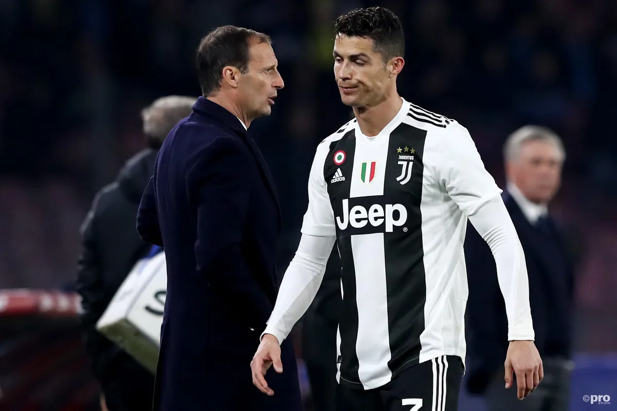 Max Allegri and Cristiano Ronaldo, Juventus, 2018-19