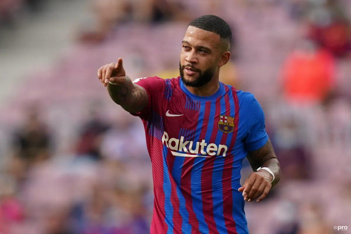 Memphis Depay, Barcelona v Getafe, 2021-22