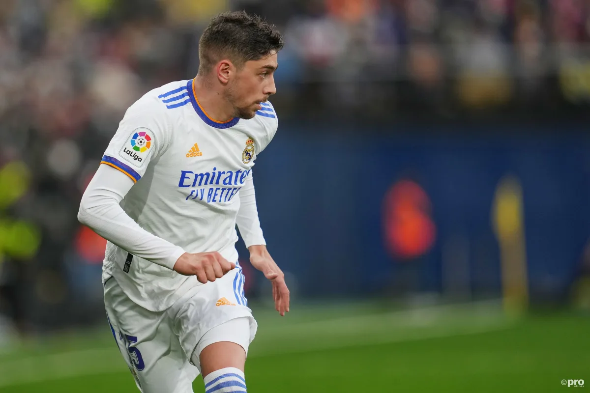 Real Madrid midfielder Federico Valverde