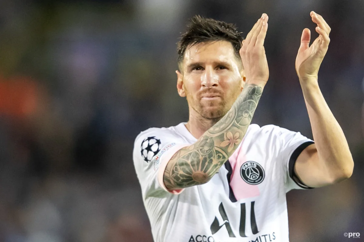 Lionel Messi makes his first PSG start against Club Brugge