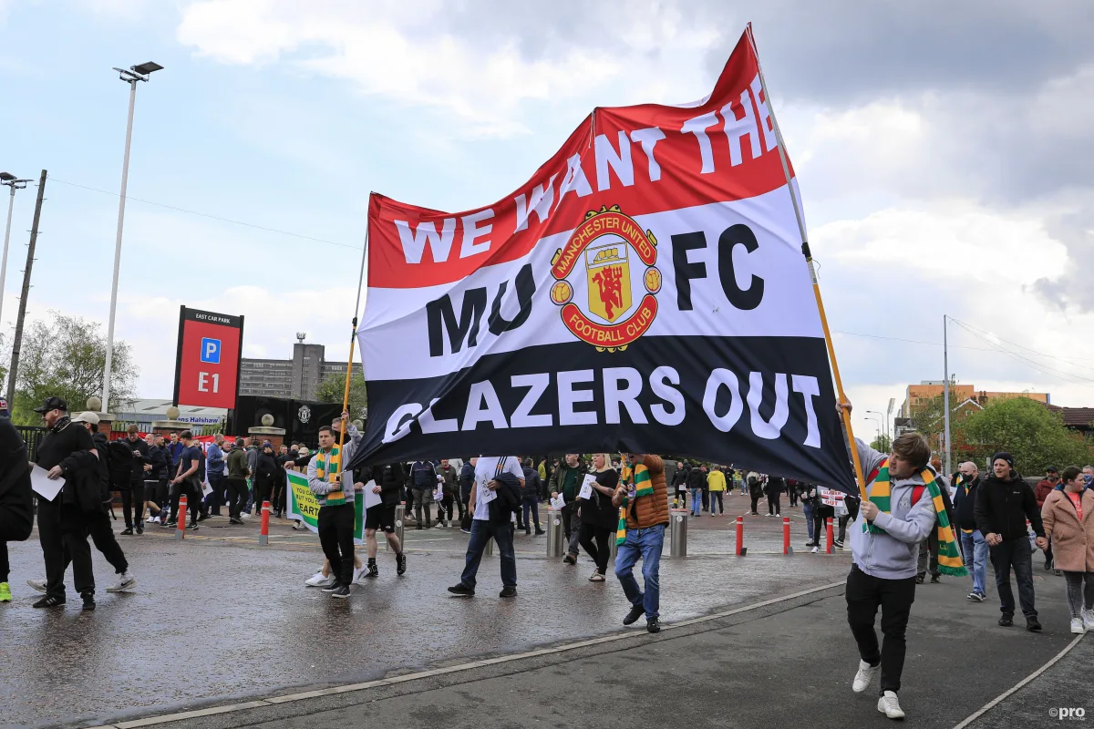 Fans protesting Glazers