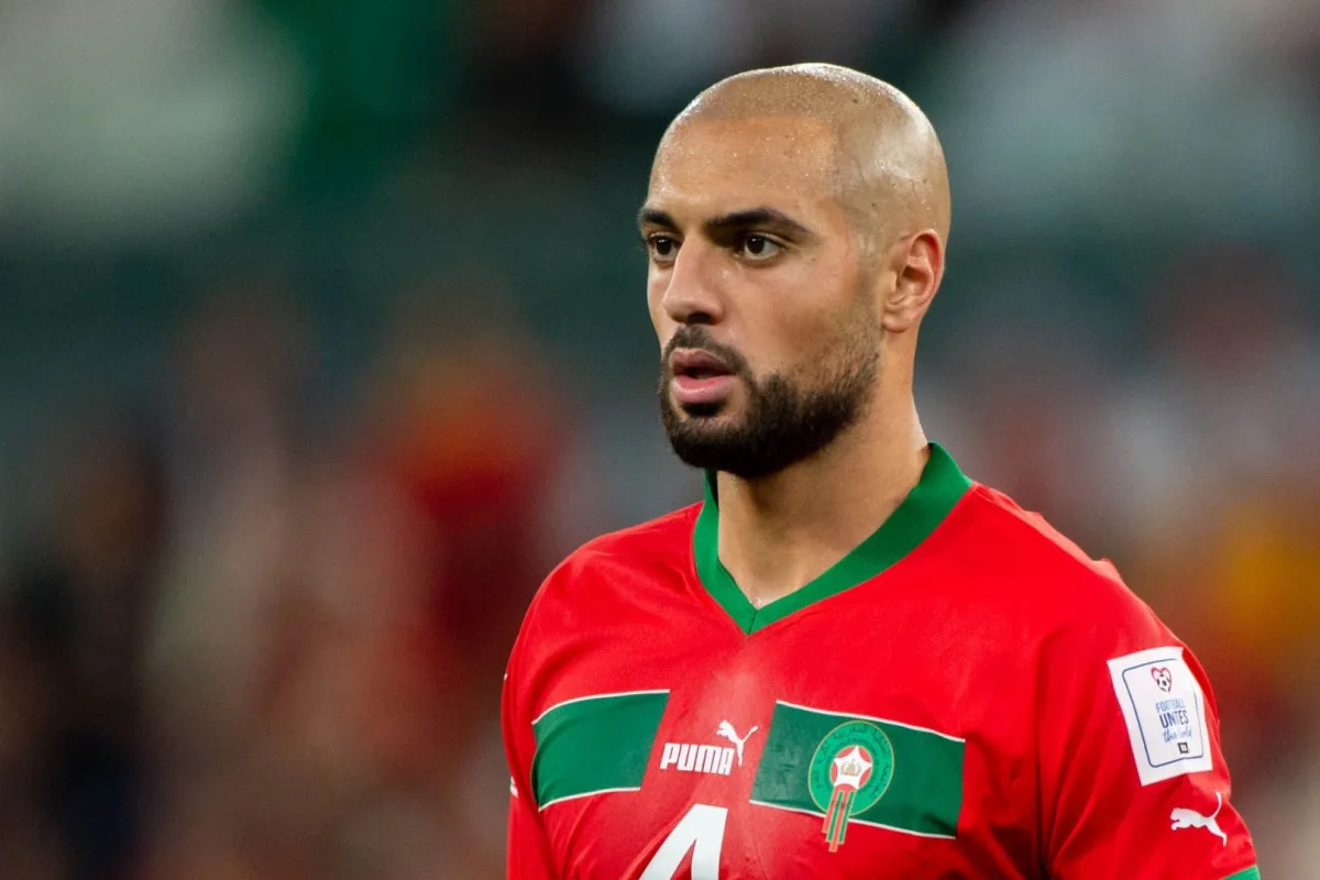 Sofyan Amrabat 4 Morocco 2022-23 Men Home Jersey National Team