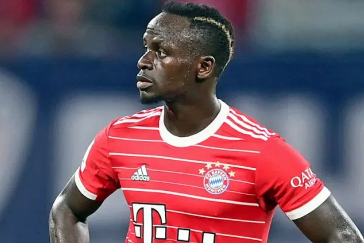 Sadio Mane appears in Bayern Munich jersey for the first time