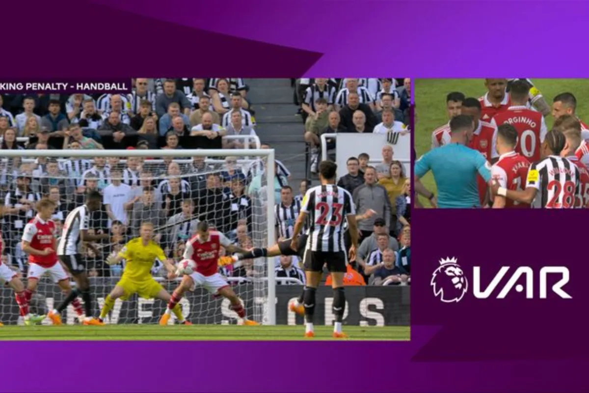 Fascinating audio shows how VAR officials overturned Newcastle's penalty  against Arsenal