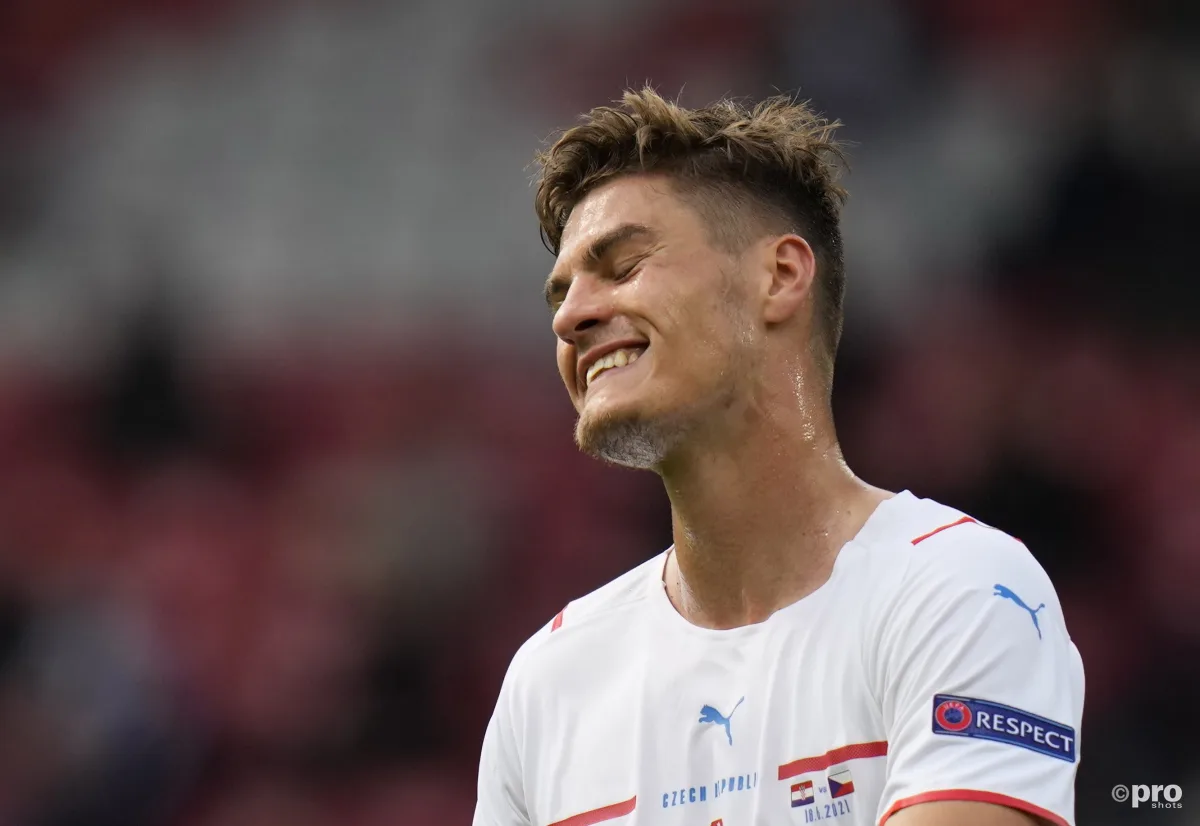 Patrik Schick in action for Czech Republic at Euro 2020