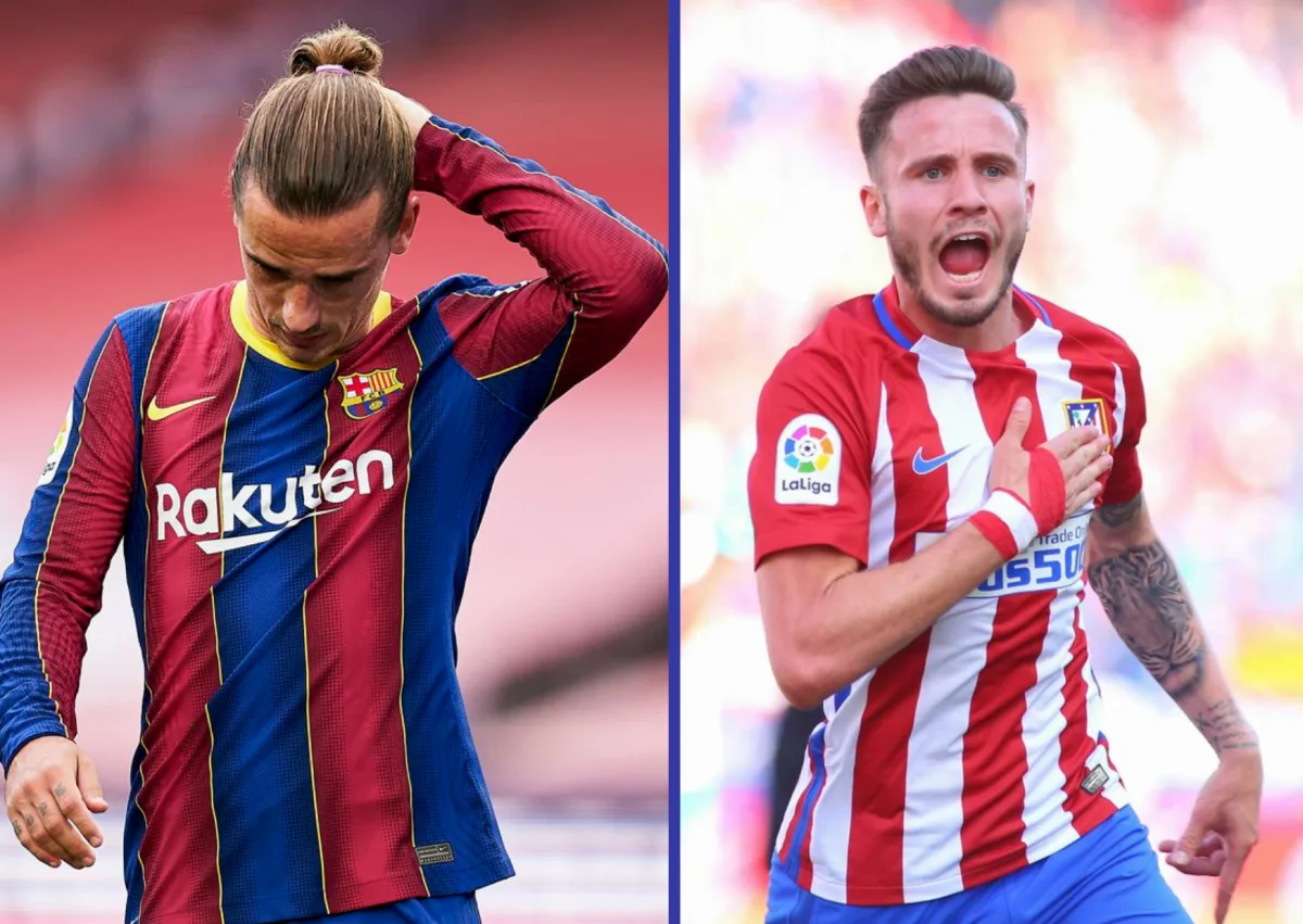 Antoine Griezmann and Saul Niguez are set to be swapped by Barcelona and Atletico Madrid
