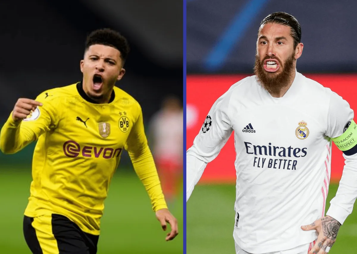 Jadon Sancho, Sergio Ramos