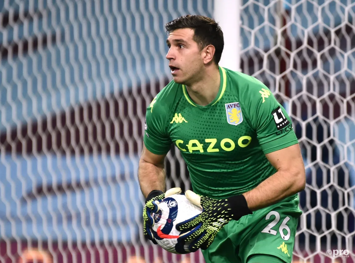 Argentina goalkeeper Emiliano Martinez playing in the Premier League for Aston Villa