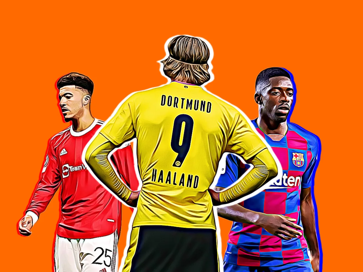 Jadon Sancho, Erling Haaland, Ousmane Dembele