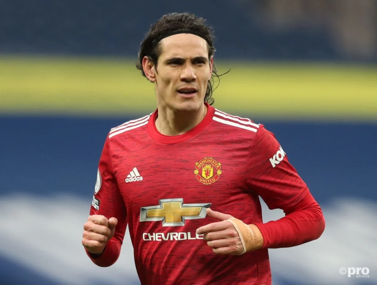 Man Utd striker Edinson Cavani