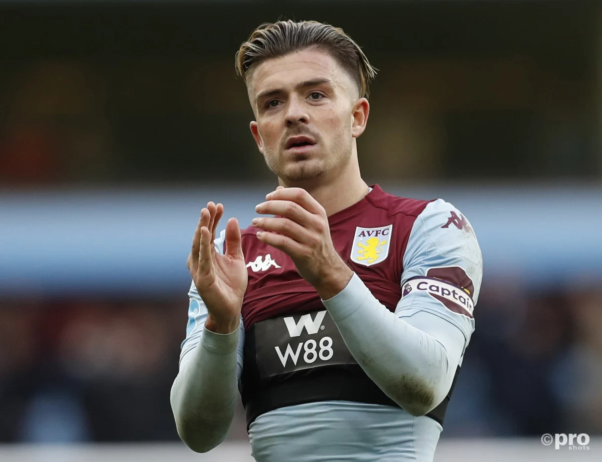 Man City target Jack Grealish playing in the Premier League for Aston Villa