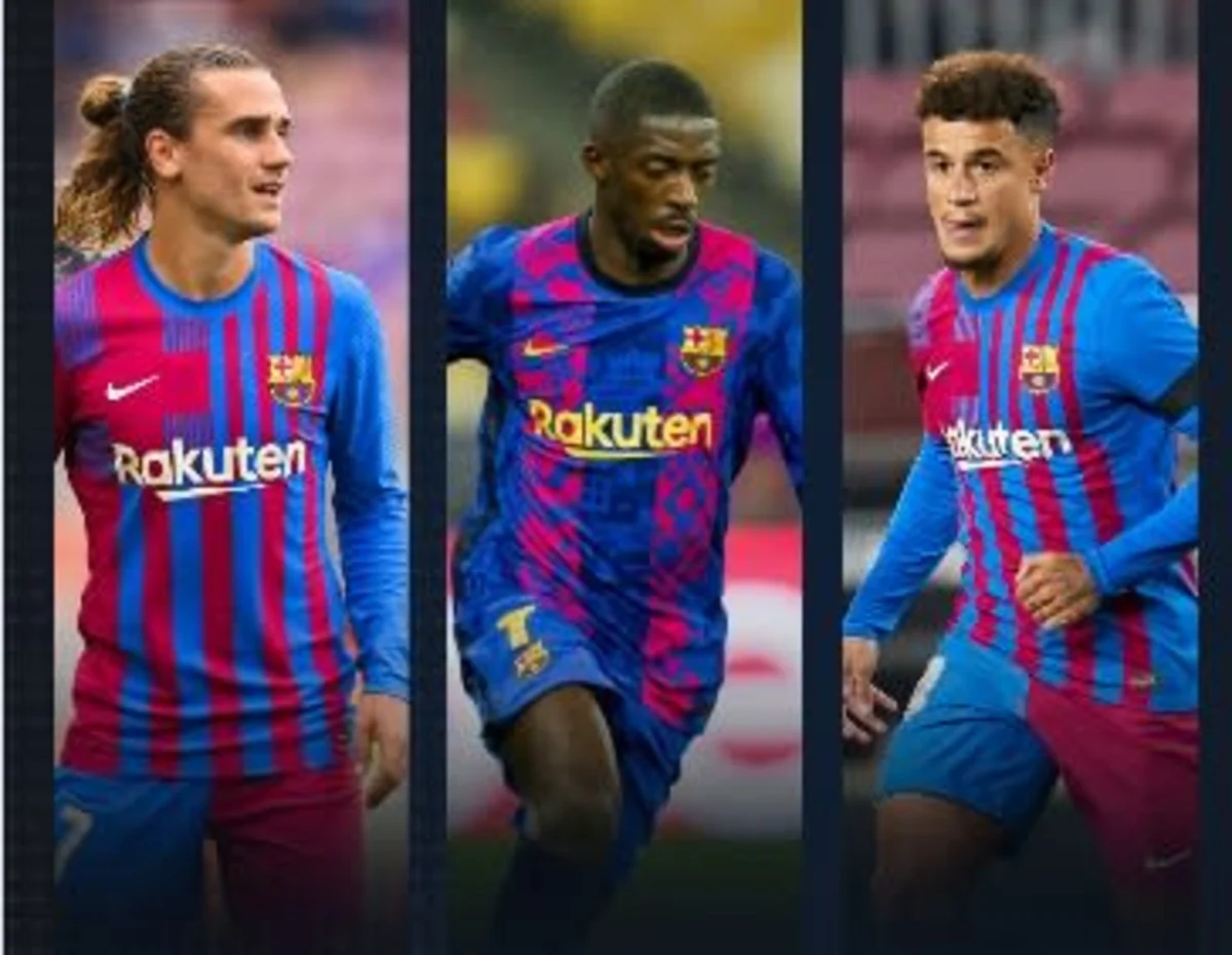 Antoine Griezmann, Ousmane Dembele, Philippe Coutinho, Barcelona