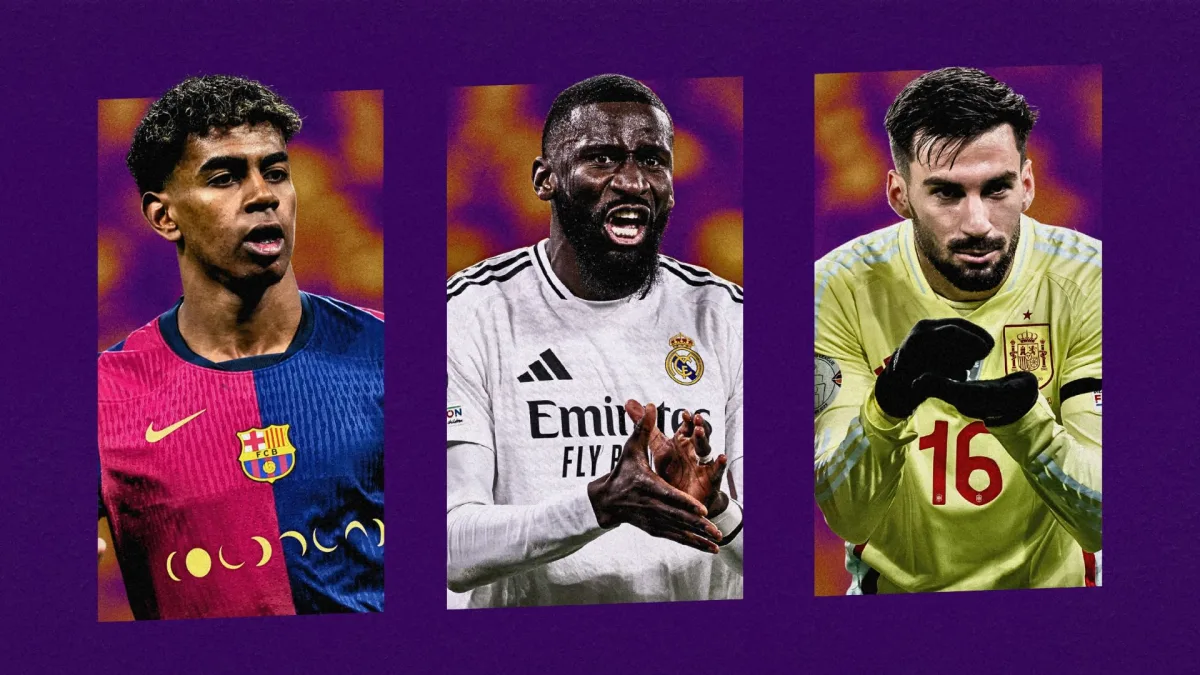 Rudiger and Lamine Yamal IN: La Liga Team of the Season so far