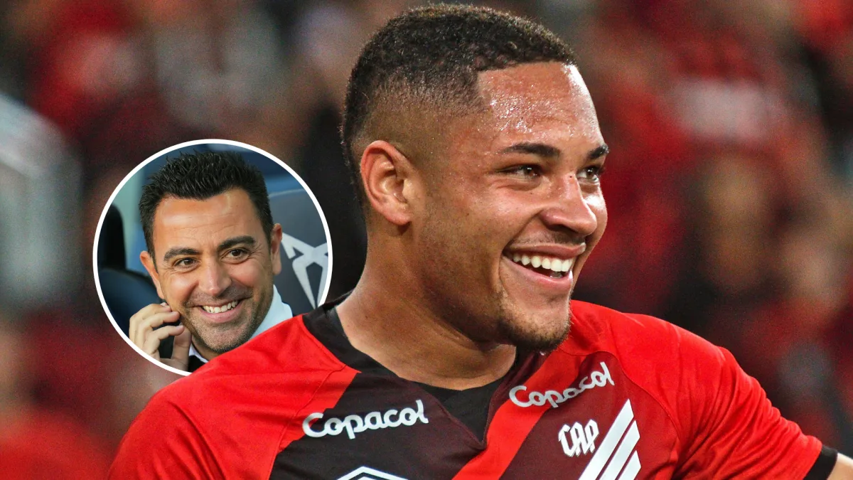 Barcelona's Vitor Roque scores stunning goal for Athletico Paranaense - Get  Spanish Football News